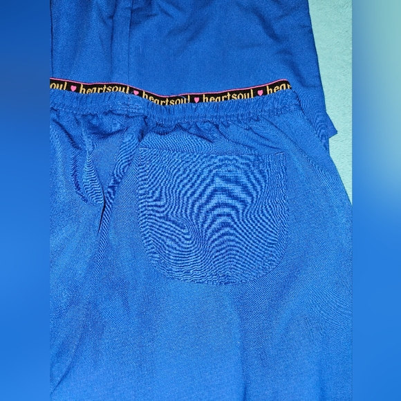 XS Royal Blue Heart Soul Scrub Set - Picture 7 of 7